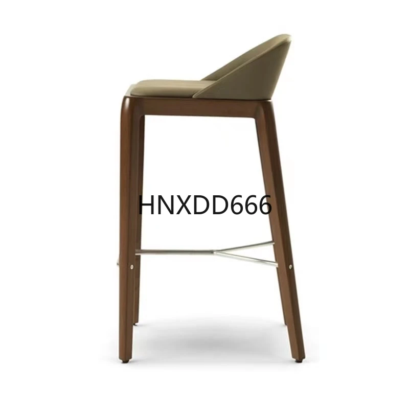 Moderner, minimalistischer Barstuhl, hoher Hocker, Inselstuhl