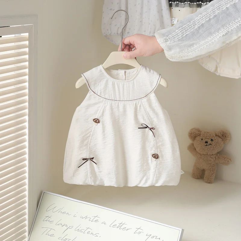 

New Summer Princess Dress for Girls, Cute and Sweet, Lightweight Infant Lace Dress, Girls' Tank Dress for Summer