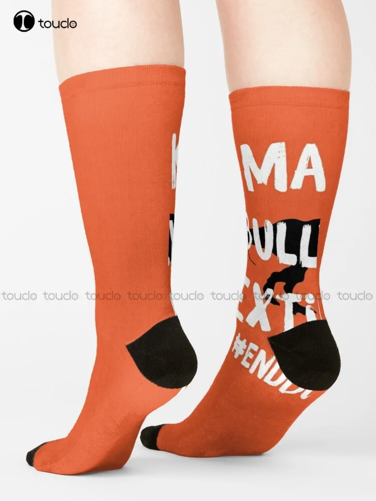 Unity Day Shirt Orange Make Bullying Extinct Anti Bullying Socks Boys Football Socks 360° Digital Print Hd High Quality Harajuku