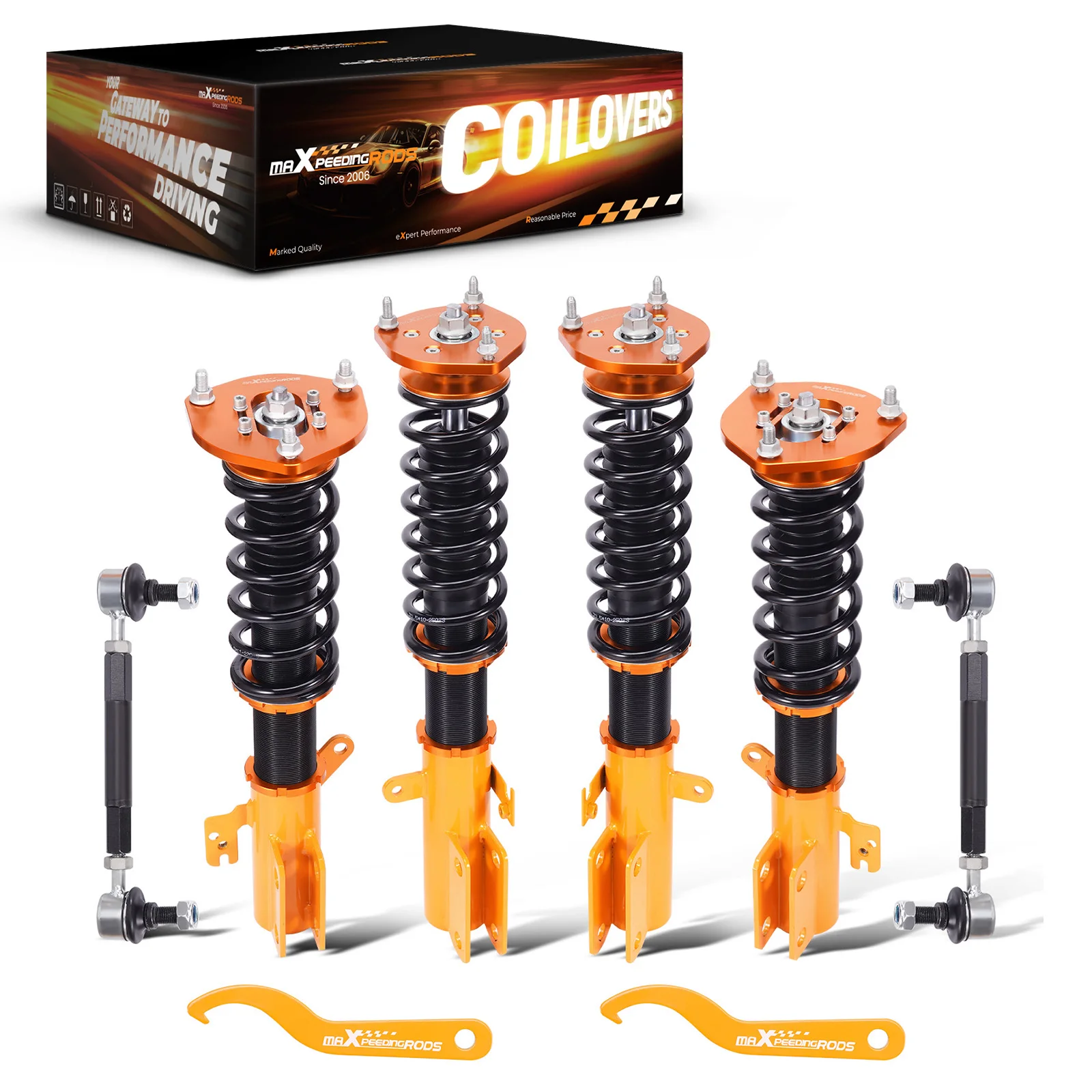 

Coilover Strut Kits For Toyota Camry 07-11 Adjustable Height Shock Absorber
