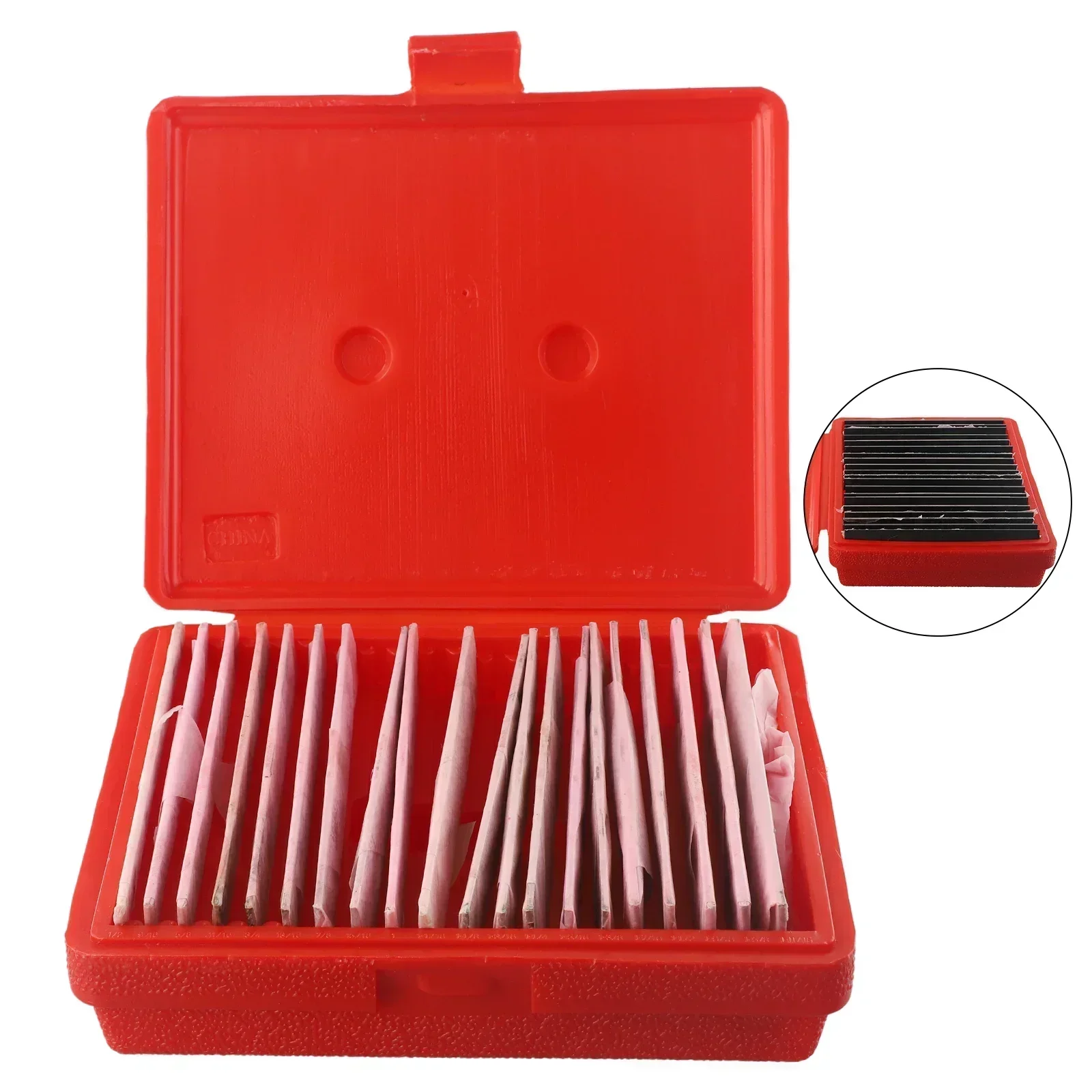 Conjunto Paralelo Fabricado Bloco de Calibre de Almofada Paralela Almofadas de Fresagem Cnc 21-11 16 por 16 Intervalos Maquinista Cnc 20 Pares 40 Peças