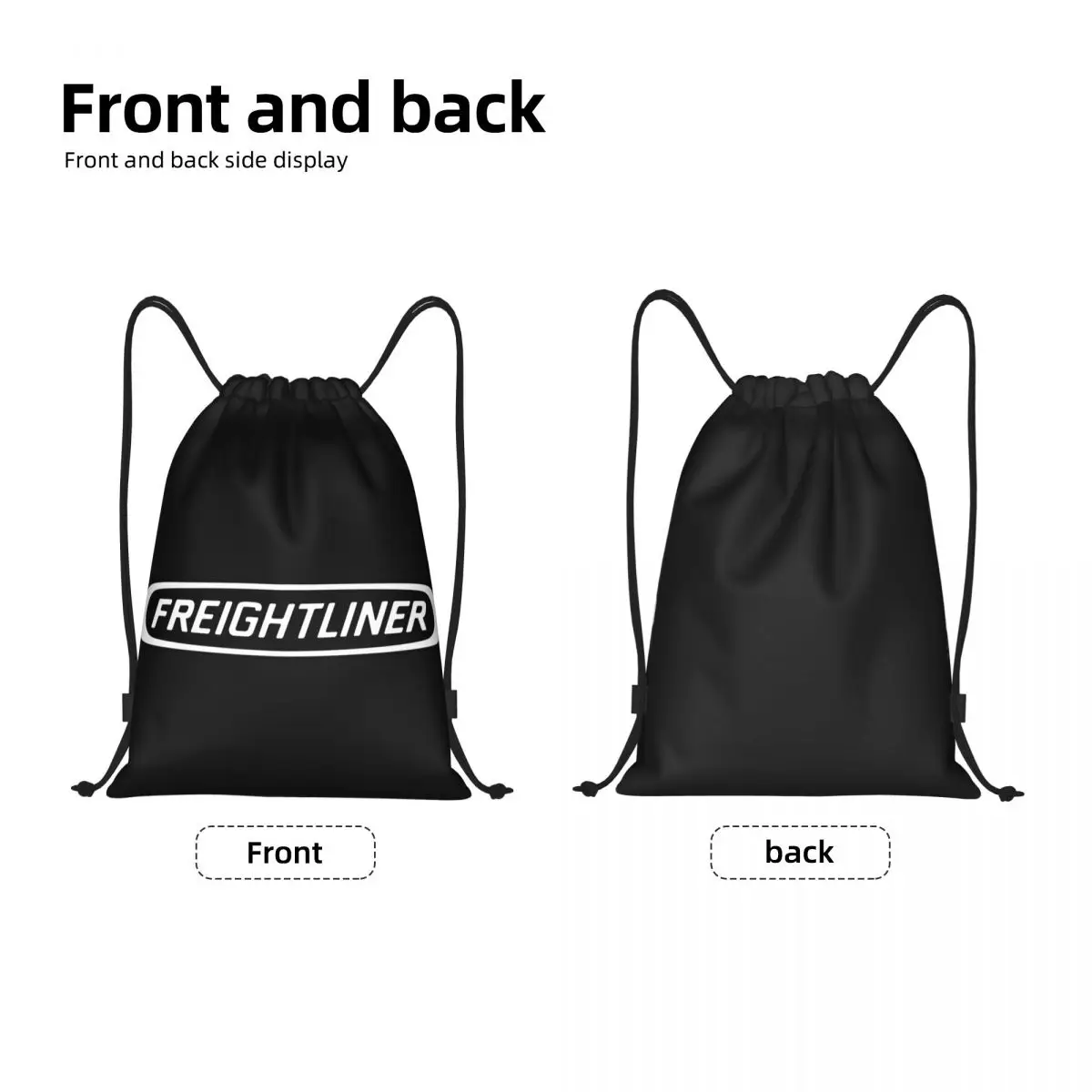 Freightliner-mochila con cordón para hombre y mujer, bolsa de entrenamiento portátil, saco deportivo para gimnasio