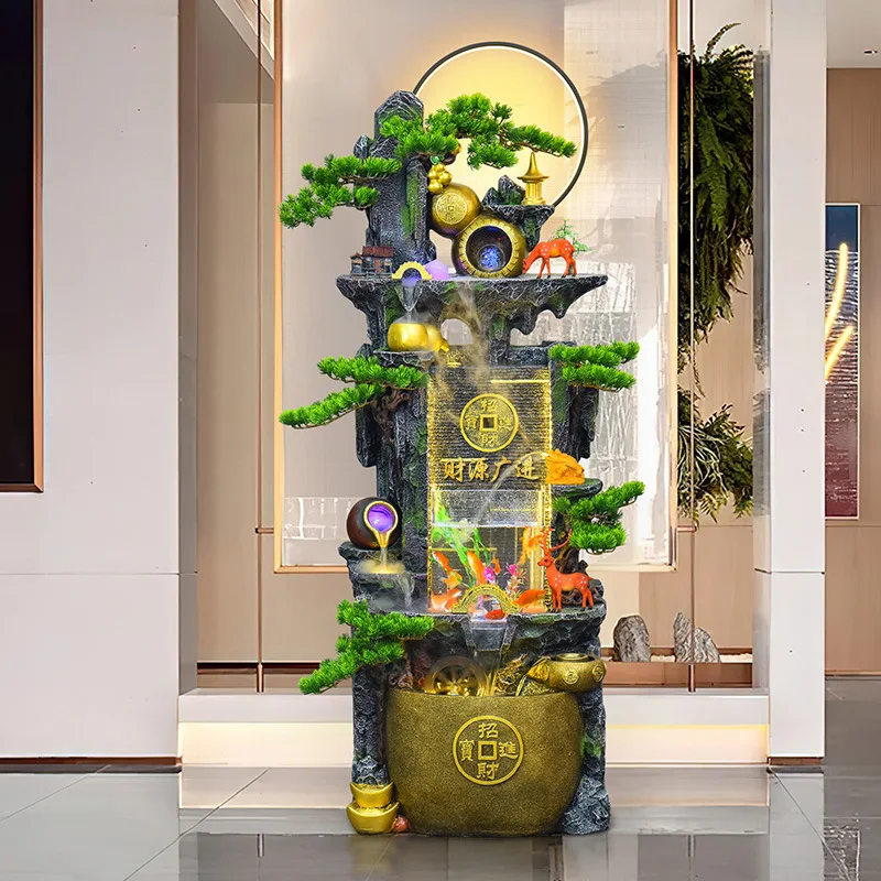 

Southeast Asia cross-border flowing water wealth ornaments living room rockery circulating water landscape decoration company