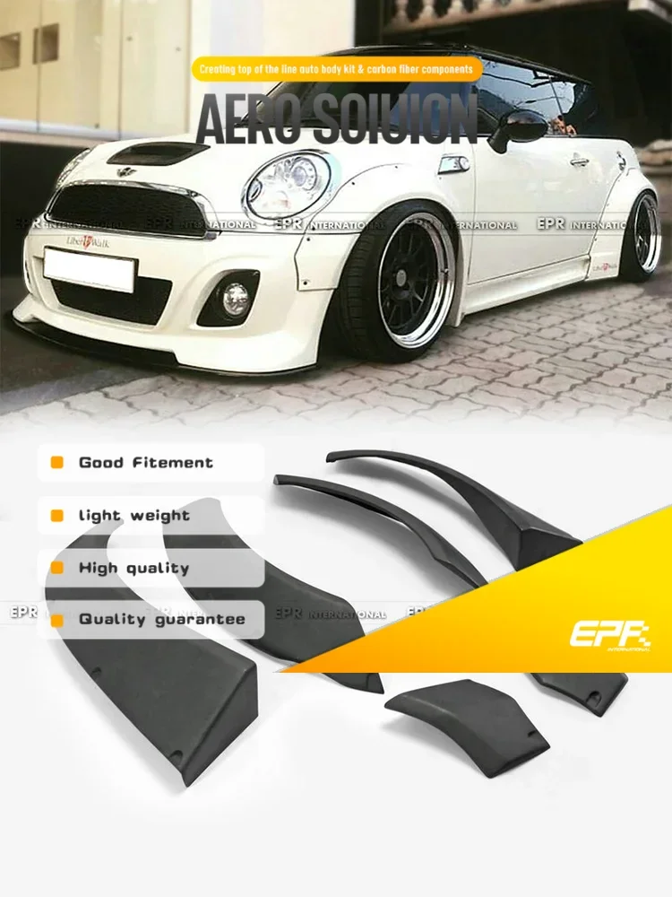 

For Mini Cooper R56 LB Style 6-Piece Front Fenders for 3-Door Hatchback - Exterior Body Kit Replacement Accessories