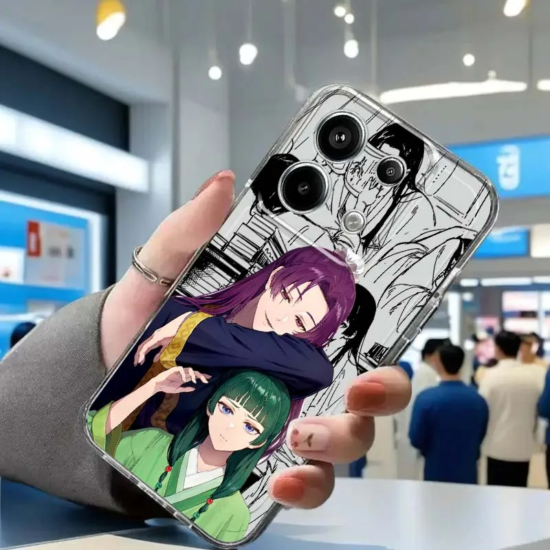 

Apothecary Diaries Couple For Xiaomi Redmi Note 8 8T 9 9T 11E 12 13 14 Pro Plus Turbo 5G Fashion TPU Transparent Phone Case