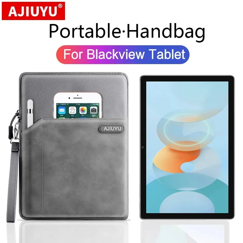 AJIUYU Case For Blackview Tab6 Tab 5 6 7 9 10 10Pro 11 SE 12 13 15 Oscal Pad Tablet Sleeve Bag Cover Shockproof Protective Pouch