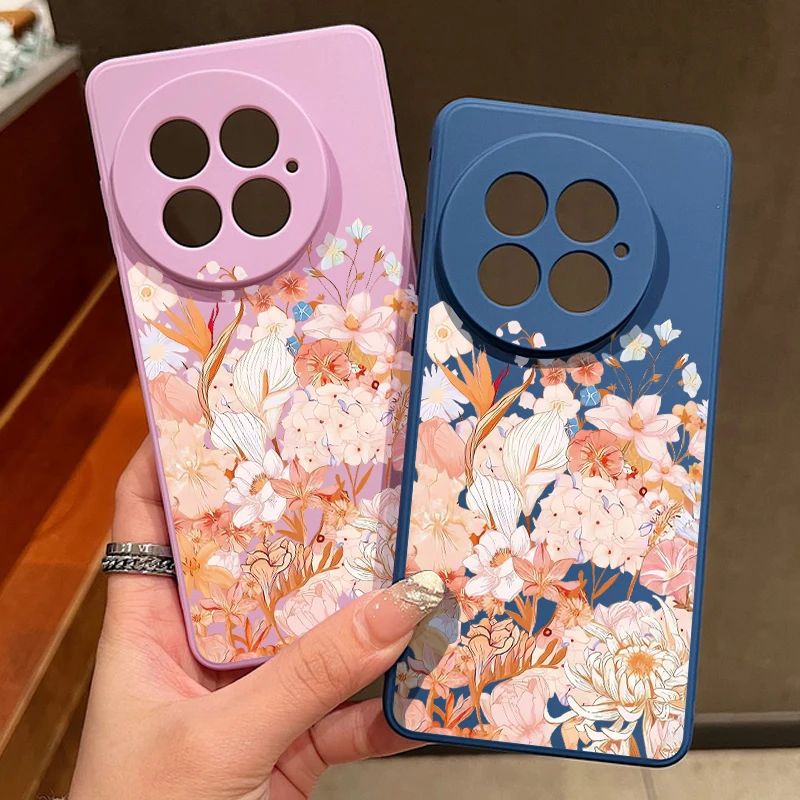 Orange Flower Patte… - image