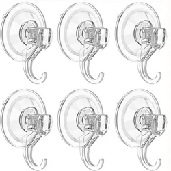 2/1Pcs Suction Cup Hooks Large Clear Heavy Duty Suction Cup Hooks Wreath Hangers for Shower Window Towel Door