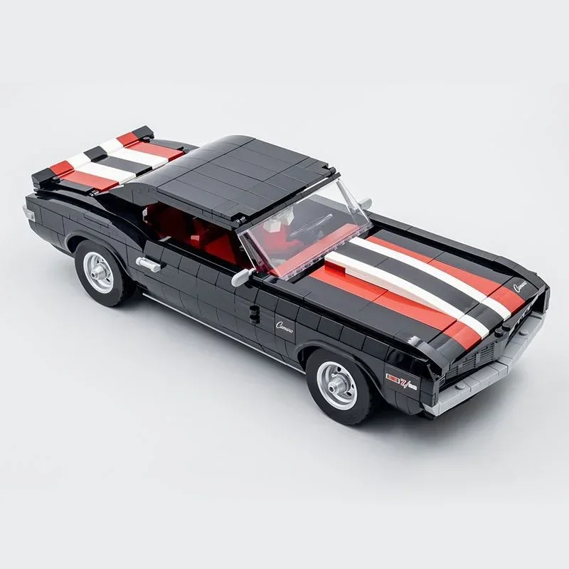 

1456 шт. технический Chevrolet Camaro гоночный автомобиль строительные блоки модель экспертная скорость сборка автомобиля кирпичи игрушки ребенок мальчик подарок для взрослых
