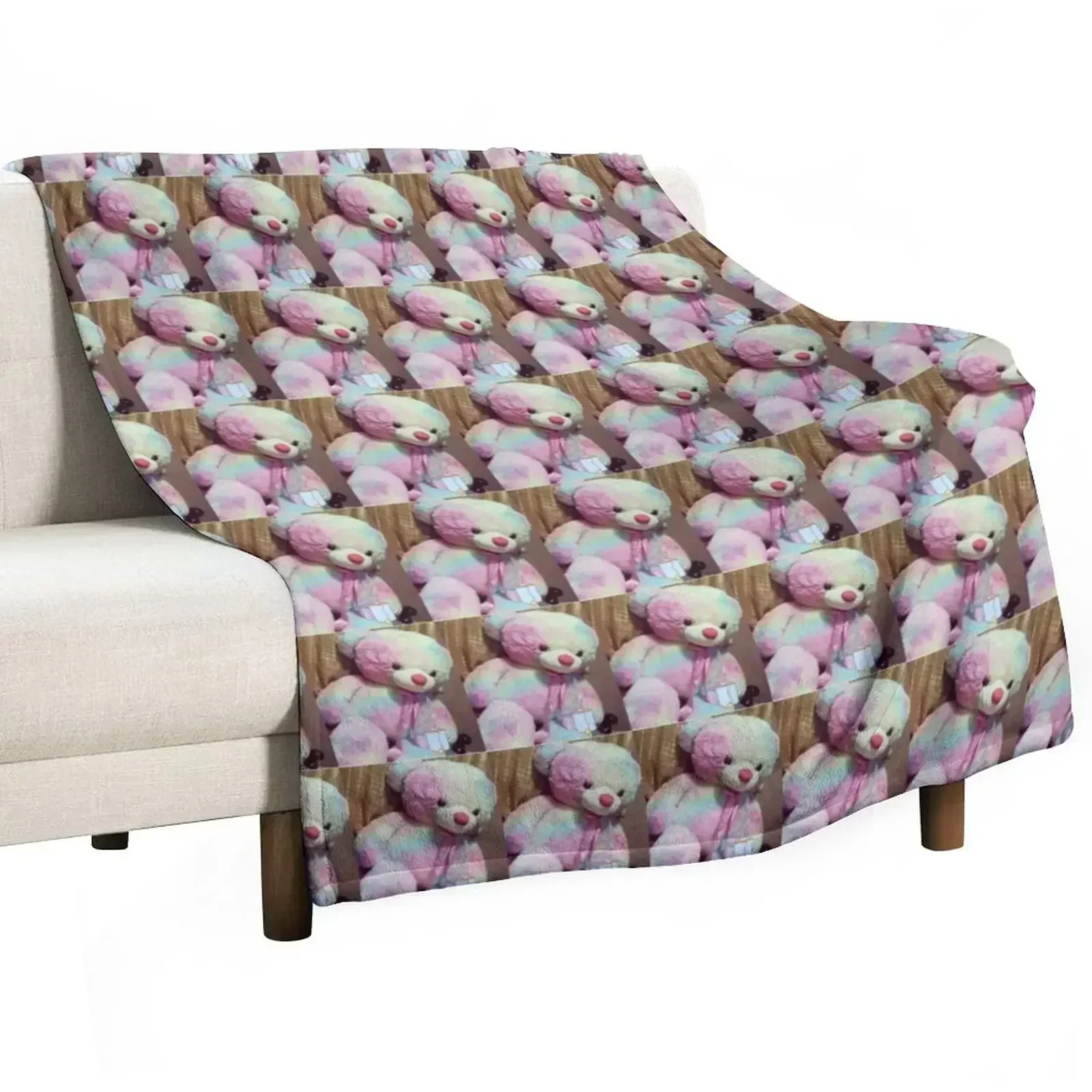 

Tea_with_rainbow  Throw Blanket Warm Plush Fuzzy Blanket for Living Room