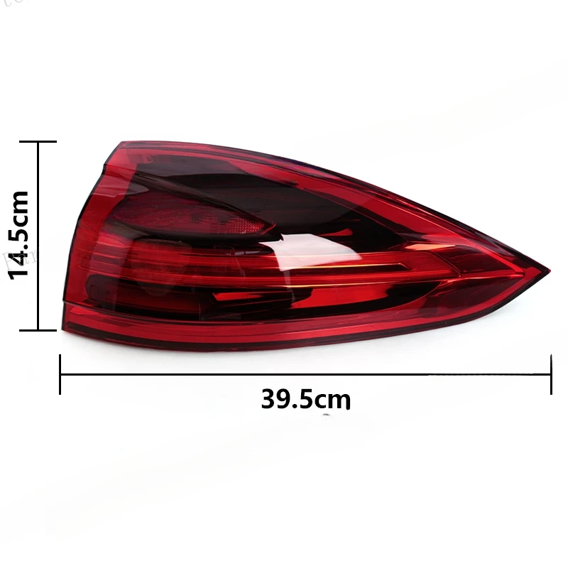 Taillight Taillamp For Porsche Cayenne 2015 2016 2017 Rear Bumper LED Tail Light Assembly Brake Stop Reverse Lamp 7P5945308