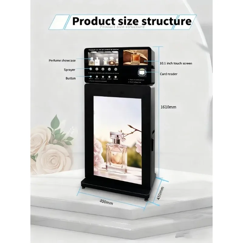 Customized Vending Machine for Perfumes Perfume-vending-machine-for-sale Perfume Vending Machine Spray Plus Dispenser