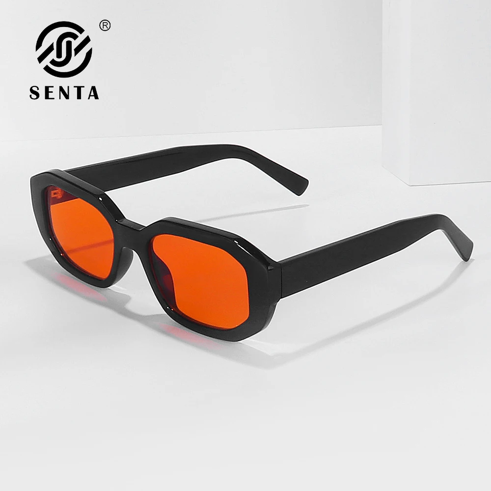 SENTA 99.9% Blue Anti Light Glasses Men Trend Y2k occhiali da sole da uomo New in Woman lenti a riposo occhiali Vintage Light Luxury Men