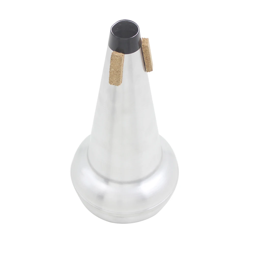 

Mute Silver Aluminium Alloy For Tenor Slide Trombone Music Instrument Long Trombone Accessories Mini Muffler Device Horn Gear