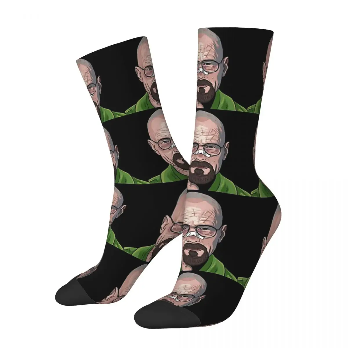 Heisenberg Walter Walter White - Breaking Bad Men Women Socks Outdoor Novelty Spring Summer Autumn Winter Stockings Gift