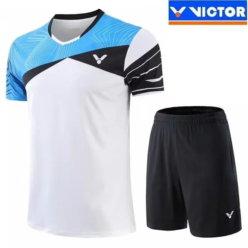 

VICTOR T-shirt Suit Golf Tennis And Table Tennis Shirt Badminton Clothing men and Women Outdoor Quick-drying Sports