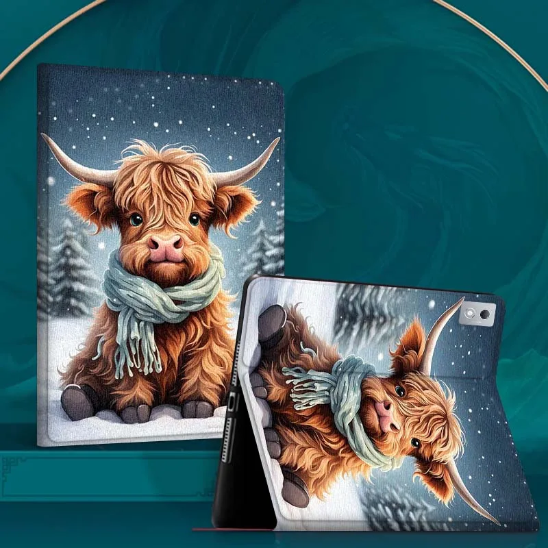 

Чехол для планшета с рисунком коровы в стиле аниме для Xiaoxin Legion Tab Y900 Y700 K10 M10 P11 Pad Pro GT Plus 3-го поколения 4, 8,8 11 11,5