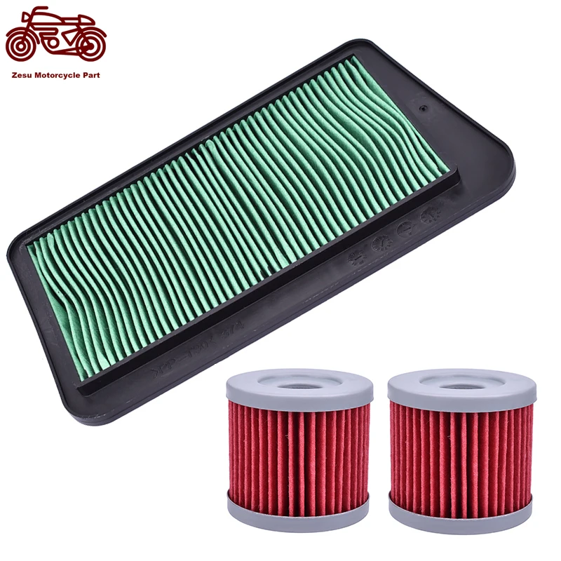 

Motorcycle Air Filter and Oil Filter Cleaner Element Kit for SUZUKI AN400 AN 400 M0 M2 M3 M4 2022 2023 2024 OEM 1378019K00