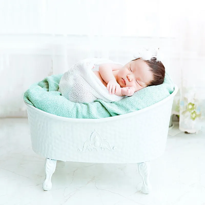 Newborn Photography Props Baby Photography Props Iron Bathtub Studio Shooting Photo Props Fotografia Baby Accessories Photoshop