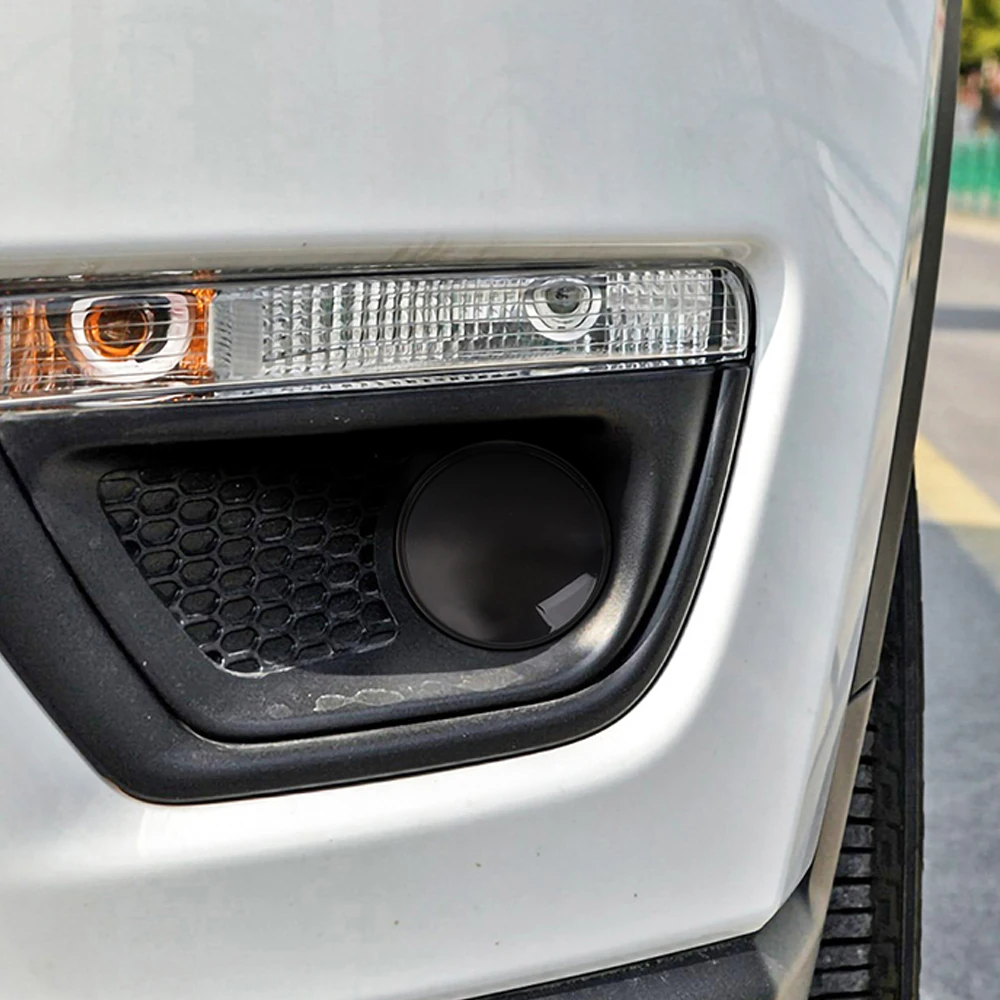 Car Front Fog Light LED Lamp Decoration Protector Cover Trim Frame for Jeep Compass 2017 2018 2019 2020 Exterior Accessories view 5