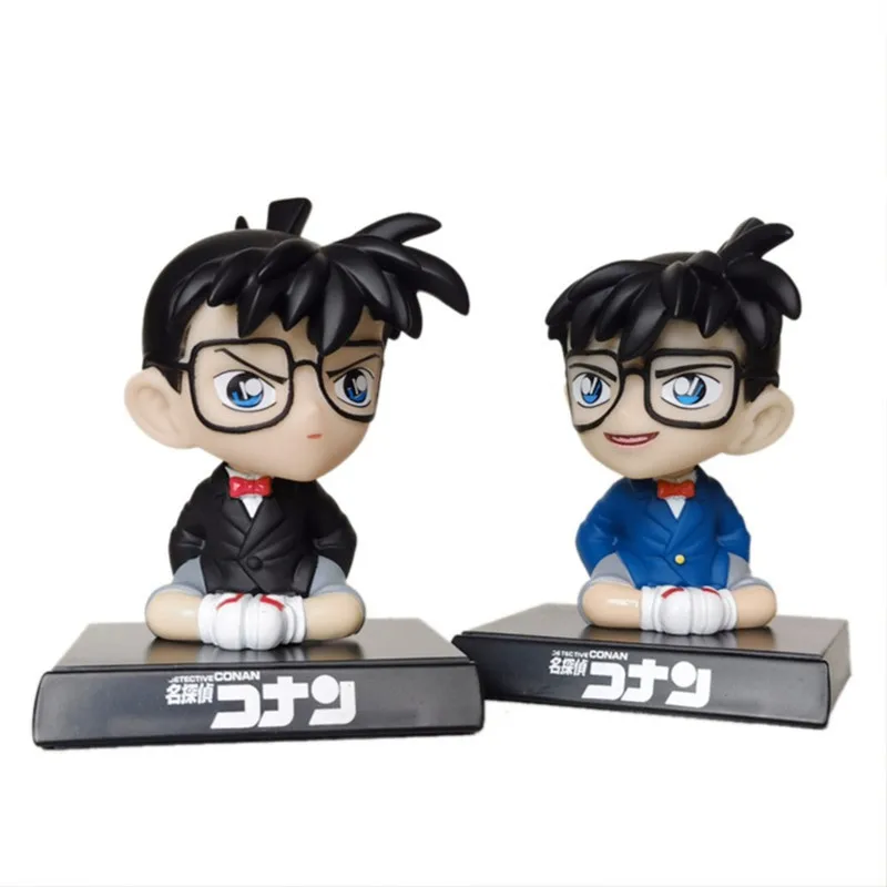 Many Styles To Choose Shake Bobble Head Phone Holder Bracket PVC Action Figure Detective Conan Car Deraction Toys