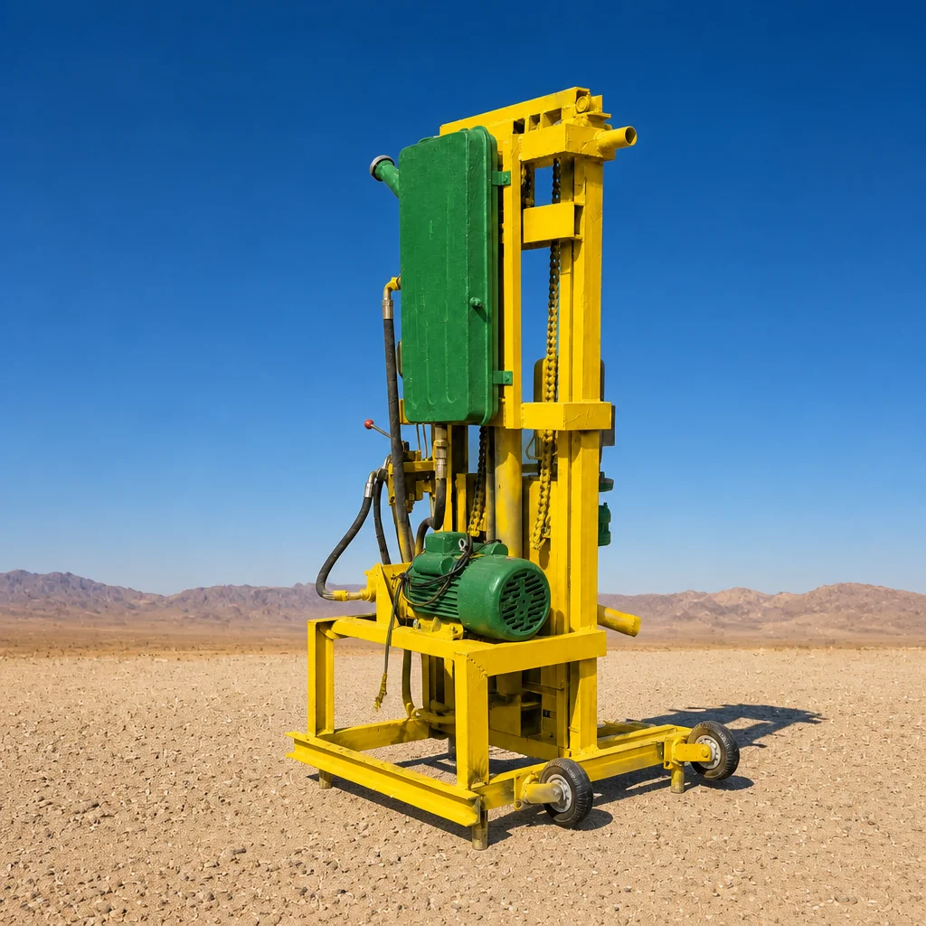 Customized Hydraulic Water Well Drilling Rig 100m Deep Small and Convenient Domestic Type for Drilling Machine