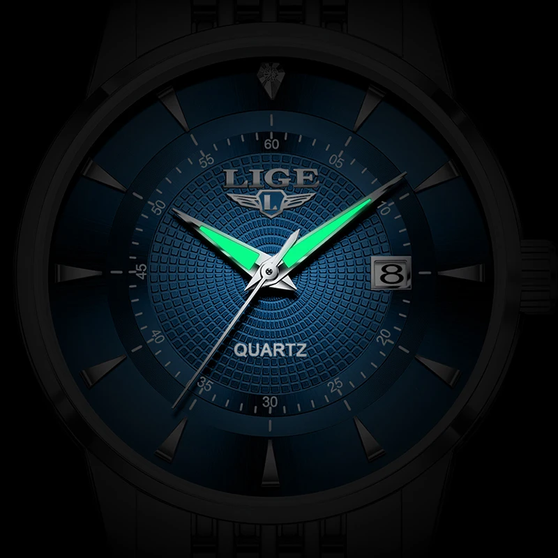 LIGE Men Watch Fashion Military Sports Waterproof Men's Quartz Wristwatches Top Brand Luxury Luminous Watch For Men Reloj Hombre
