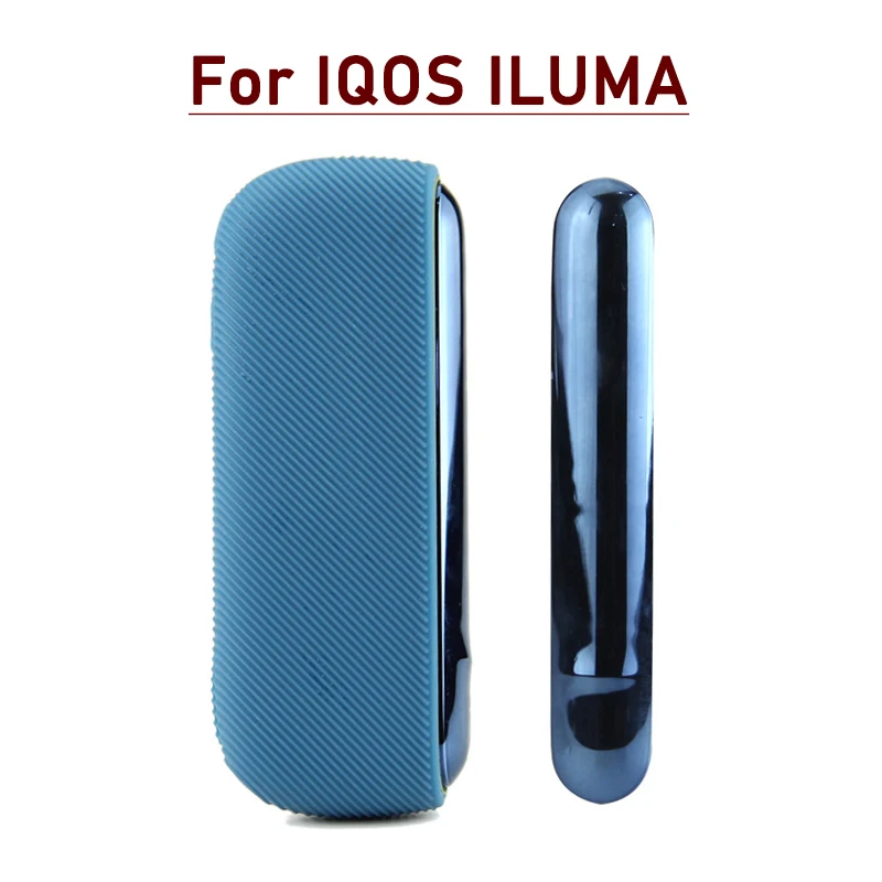 Colorful Silicone Case + Side Cover for IQOS ILUMA Full Protective Cover for IQOS 4 ILUMA Case Outer Accessories