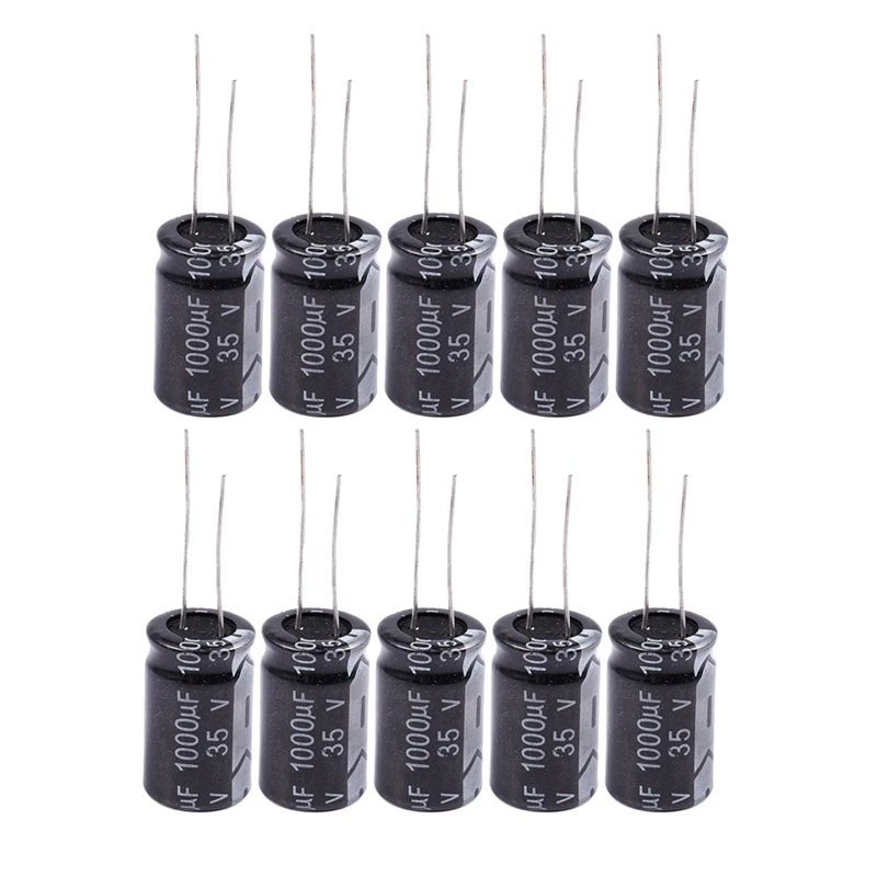 30 Pcs Radial Aluminum Electrolytic Capacitors 13Mm X 21 Mm, 20 Pcs 2200UF 25V & 10 Pcs 1000UF 35V