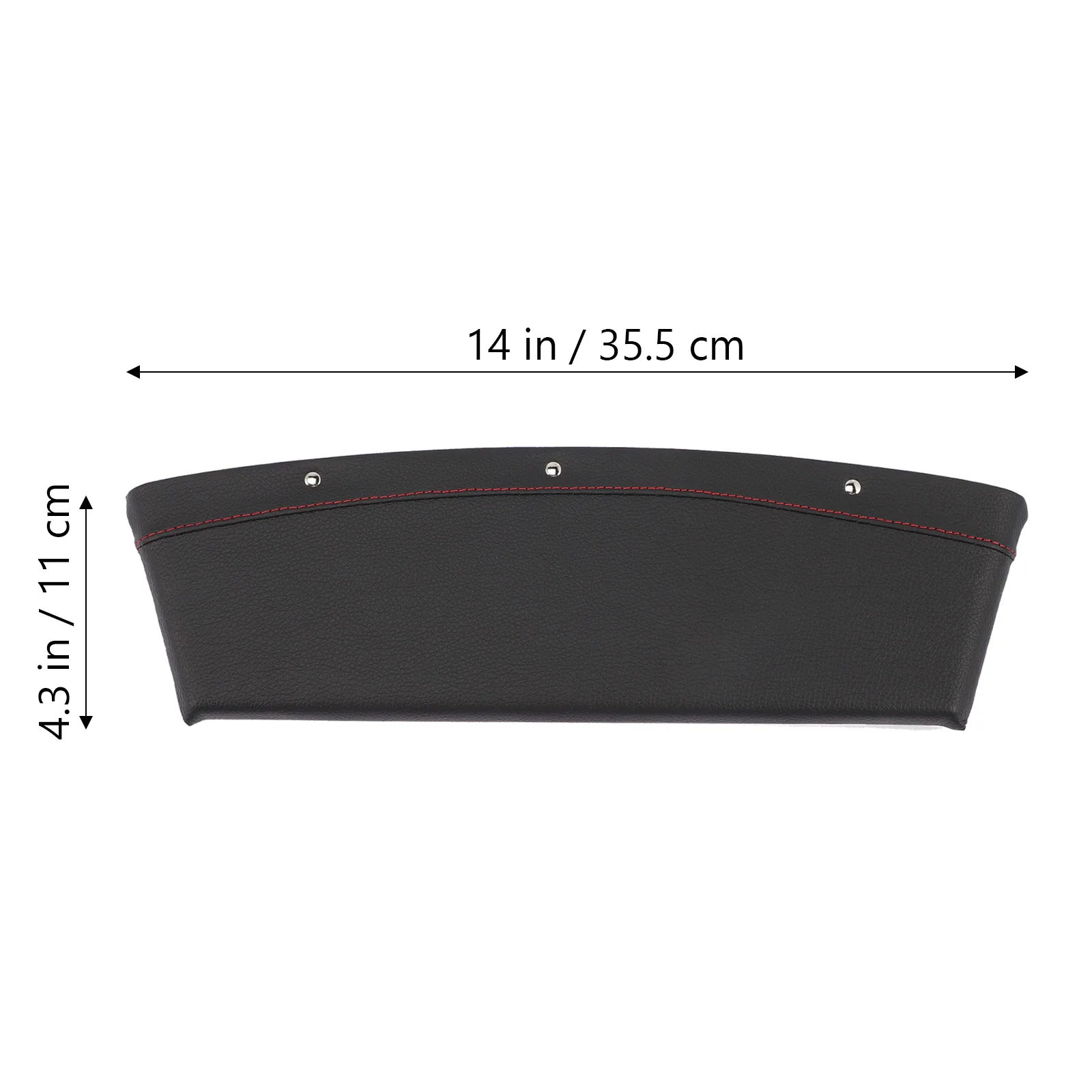 

2pcs Console Side Organizer Pu Car Seats Pockets Car Seat Gaps Filler Storage Pocket For Vehicle Interior Organizing