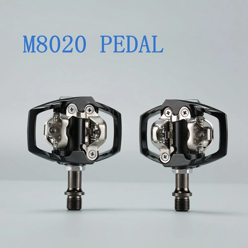 New MTB Bicycle Pedals Self Locking Pedals SPD Foot Pedal Cycling Pedals For PD-M8020 MTB Mountain Road Bike