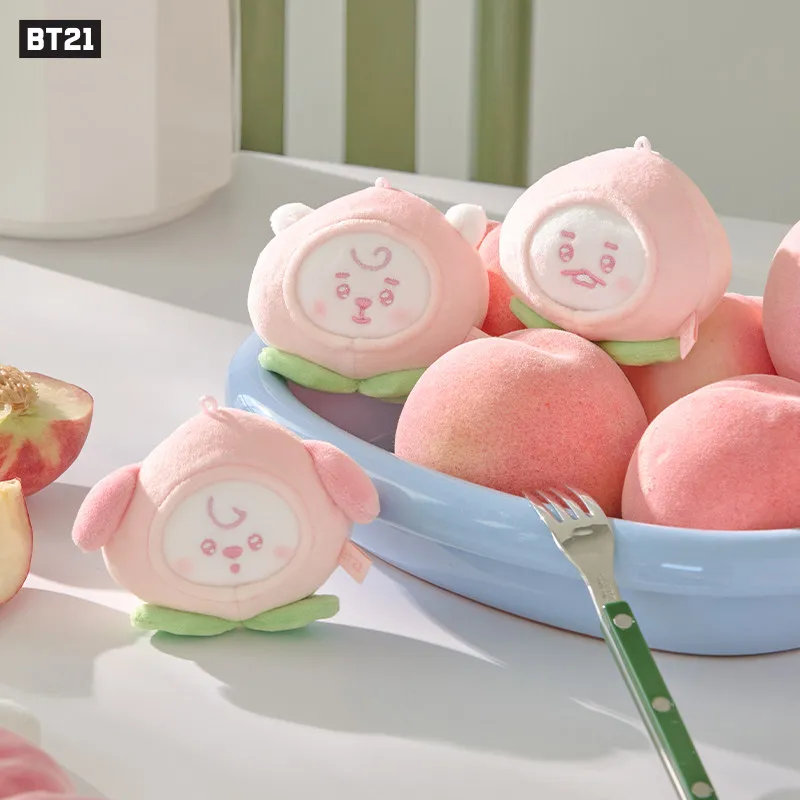 BT21 BTS Cartoon Boy Band Image Peach Modeling Soft Doll Stress Relief Ball Cute Comfort Soft Star Periphery view 5