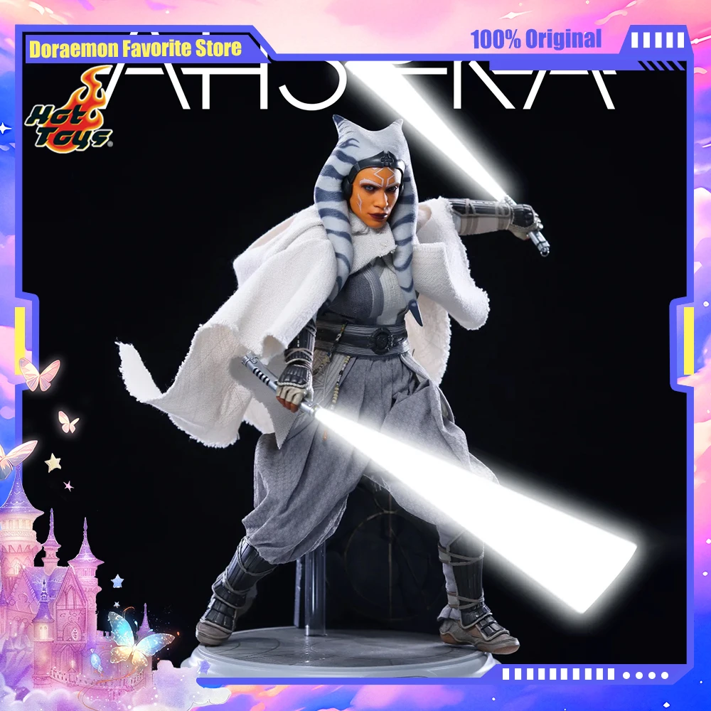 

In Stock Original HotToys HT TMS118 1/6 Jedi Clone Wars Star Wars Ahsokatano Ahsoka Tano Full Set 12in Action Figures Model Gift