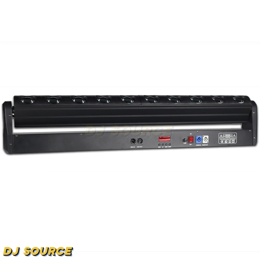 10X40W LED Beam Moving Head Light Bar 14/50 DMX Infinite Rotating RGBW 4IN1 LED Flash Effect for DJ Disco Party Stage Effects