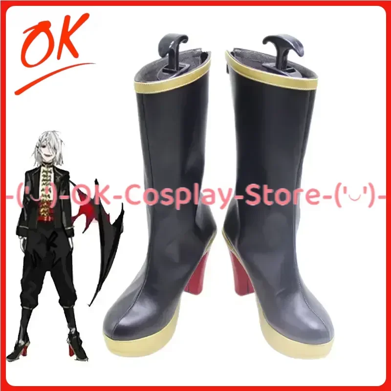 [Personalizzato] Vtuber Kuzuha Scarpe Cosplay Gioco Anime Gioco di ruolo Costume Prop Halloween Carnevale Festa Festa Stivali in pelle PU