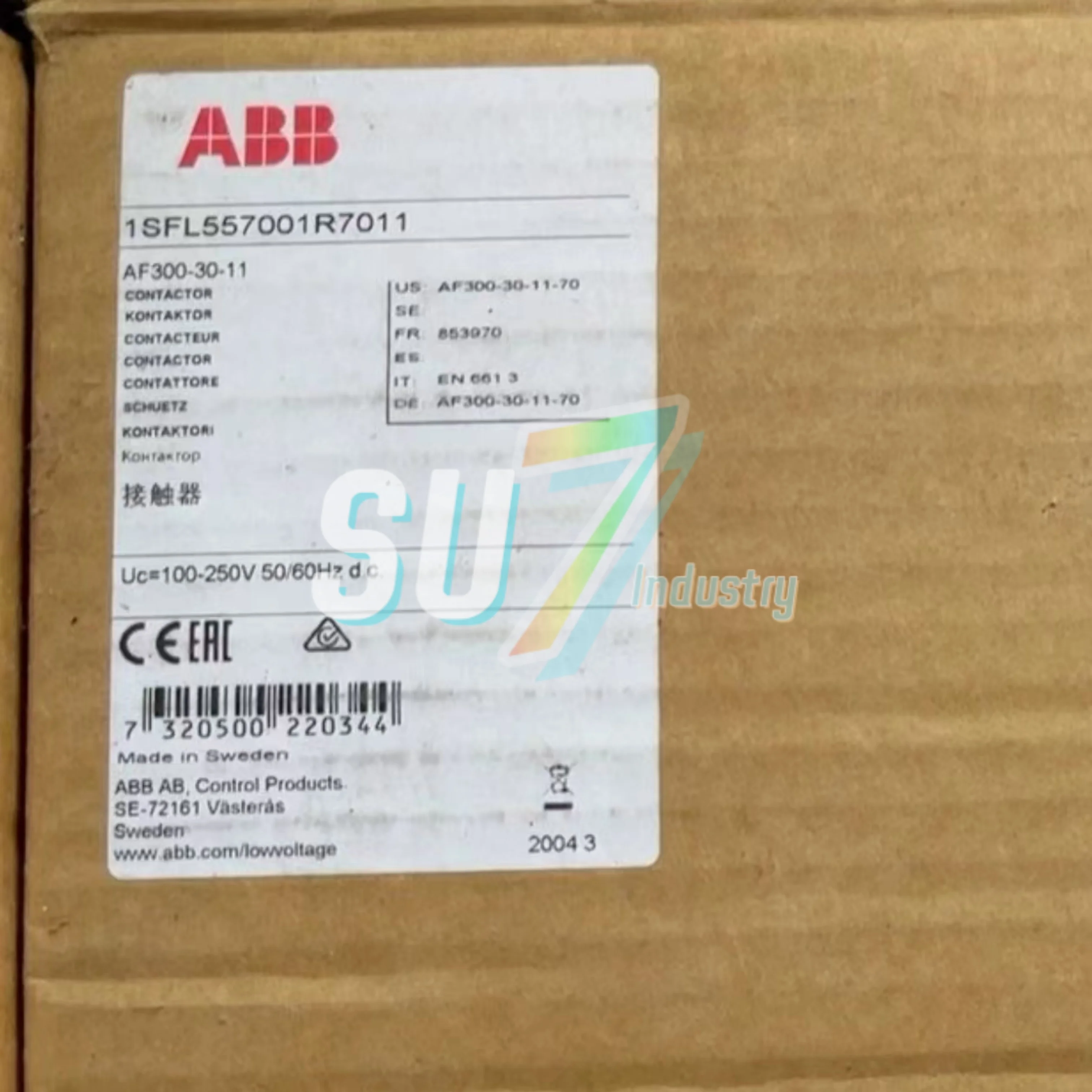 

AF300-30-11 100-250V AF580-30-11 100-250V New original contactor