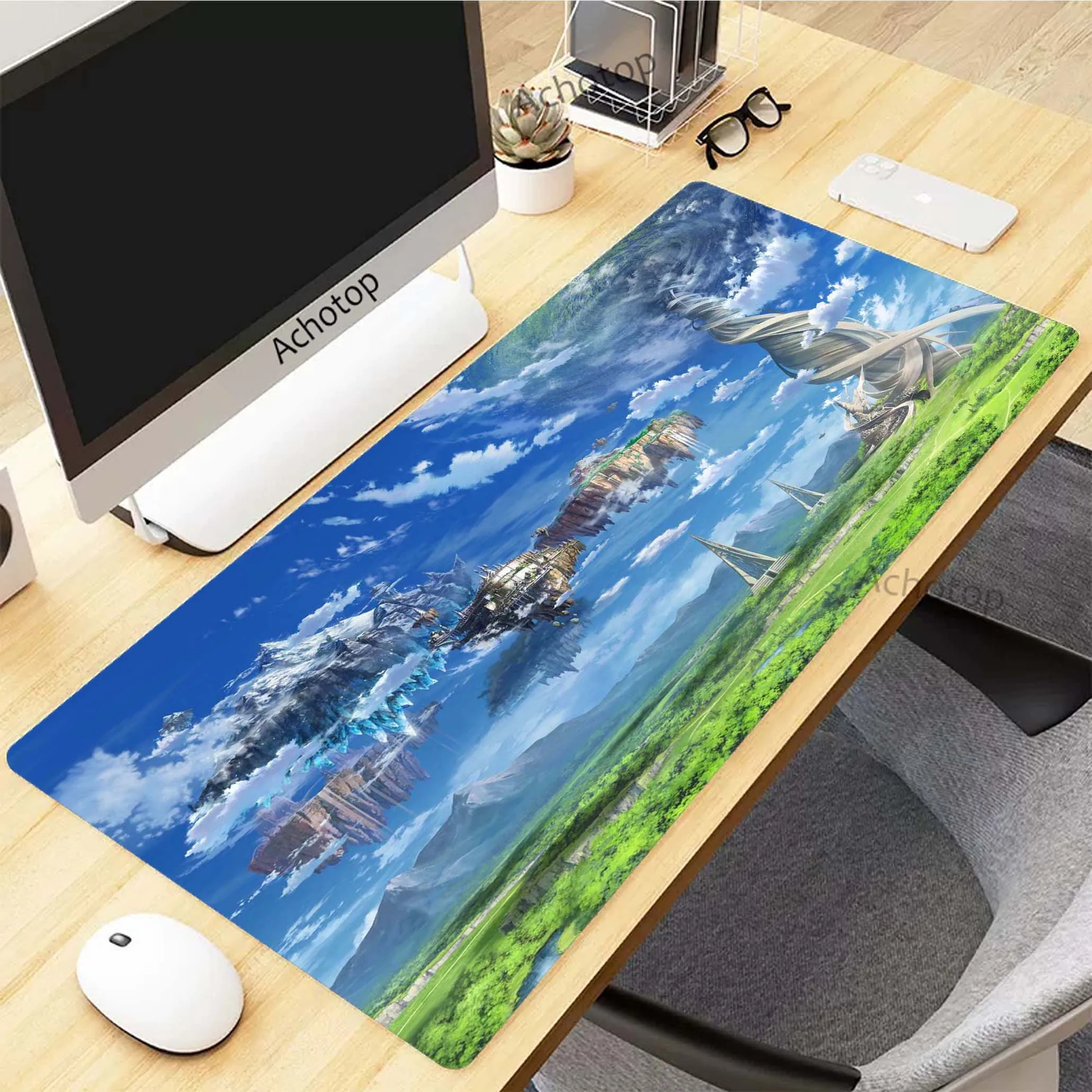 Japanese Landscape Wonder world Mouse Pad Gaming Mousemat Large Desk Mat Pc Gamer Accessoires Mousepad Speed Keyboard Pads XXL