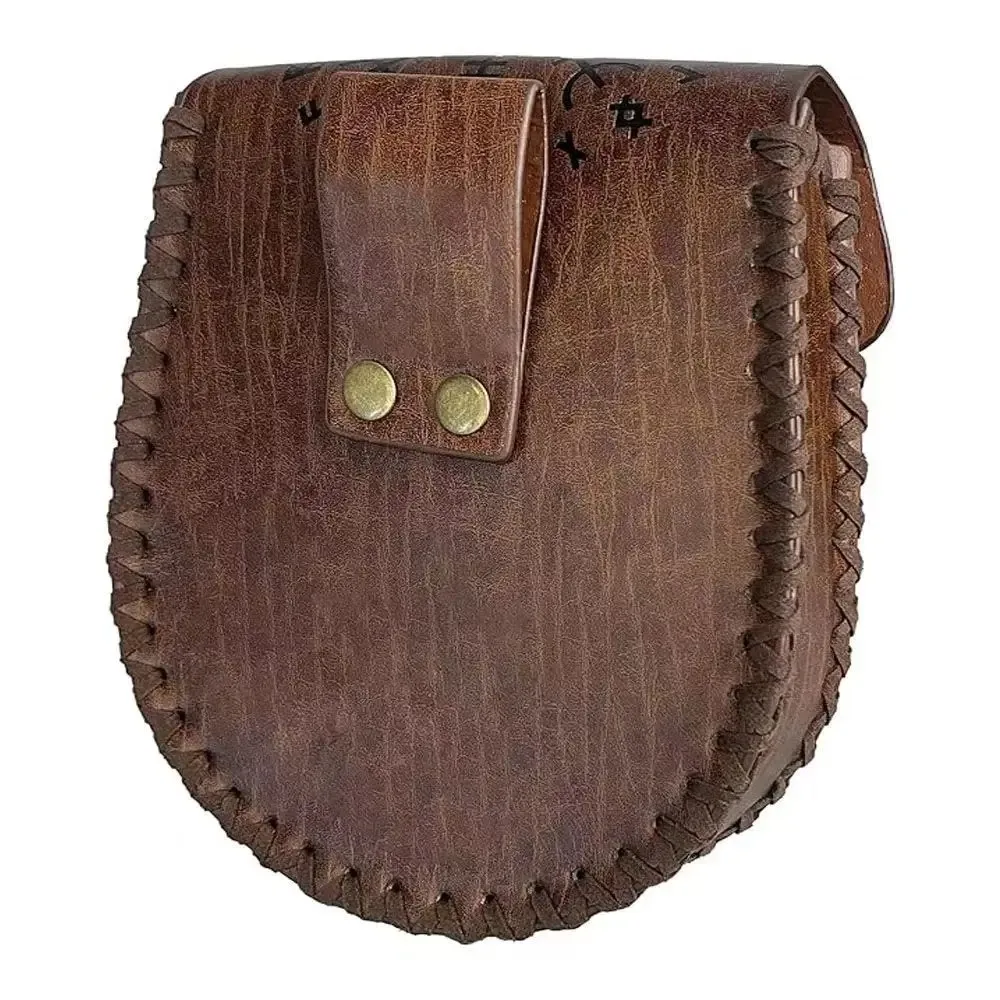 กระเป๋าหนัง PU สำหรับใส่ลูกเต๋า DND ลายเซลติก 5 แบบ กระเป๋าใส่ของน่ารักแบบมีเชือกสำหรับเล่นเกม D&D ของขวัญแนว RPG กระเป๋าใส่เหรียญ ใหม่