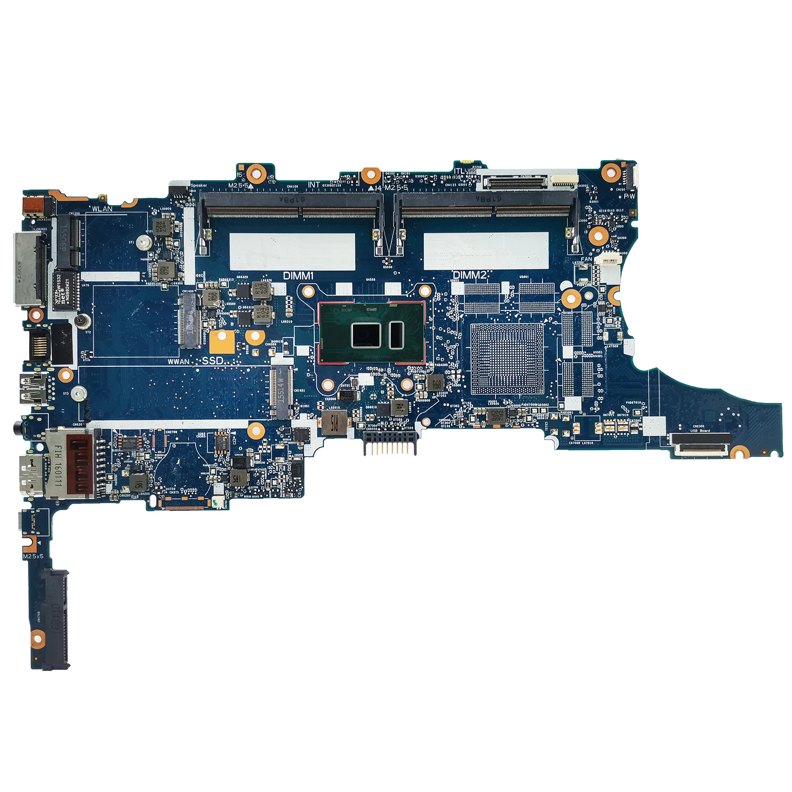 6050a2822301-mb-a01 6050 a2728501-mb-a01 Mainboard für HP Elite book 840 g3 850 g3 Laptop Motherboard CPU i5 i7 6. Generation