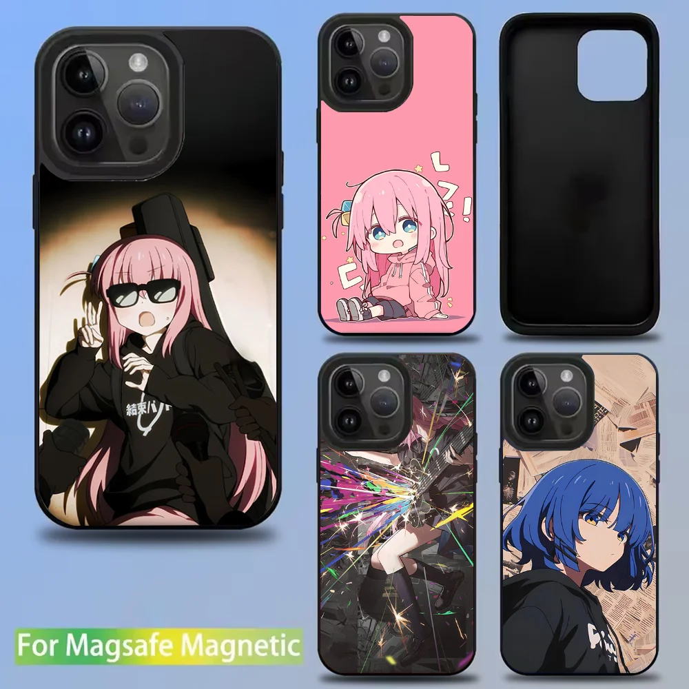 

Bocchi The Rock Kessoku Band Phone Case For iPhone 16,15,14,13,12,11,Pro,Max,Plus,Mini,SE New Magsafe Magnetic Wireless Charging