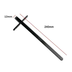 Guia de régua de escala estilo t, régua de serra circular elétrica para máquina de corte hitach c7, régua guia de metal de 240mm, peças de ferramentas elétricas
