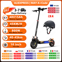 iScooter iX4 E-Scooter 800W Motor 48V15Ah Battery Mountain Sports Riding Electric Scooter Aldult 10\