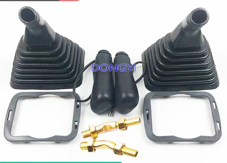 2PCS For Komatsu 120/200/210/220/360-6-7-8 joystick handle rubber dust cover gland high quality excavator accessories