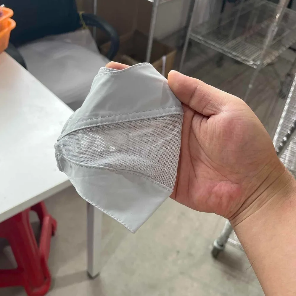 

Adjustable UV Protection Ice Silk Face Scarf Mesh Solid Color Sunscreen Veil Face Mask Face Scarves Anti-uv Face Cover Riding