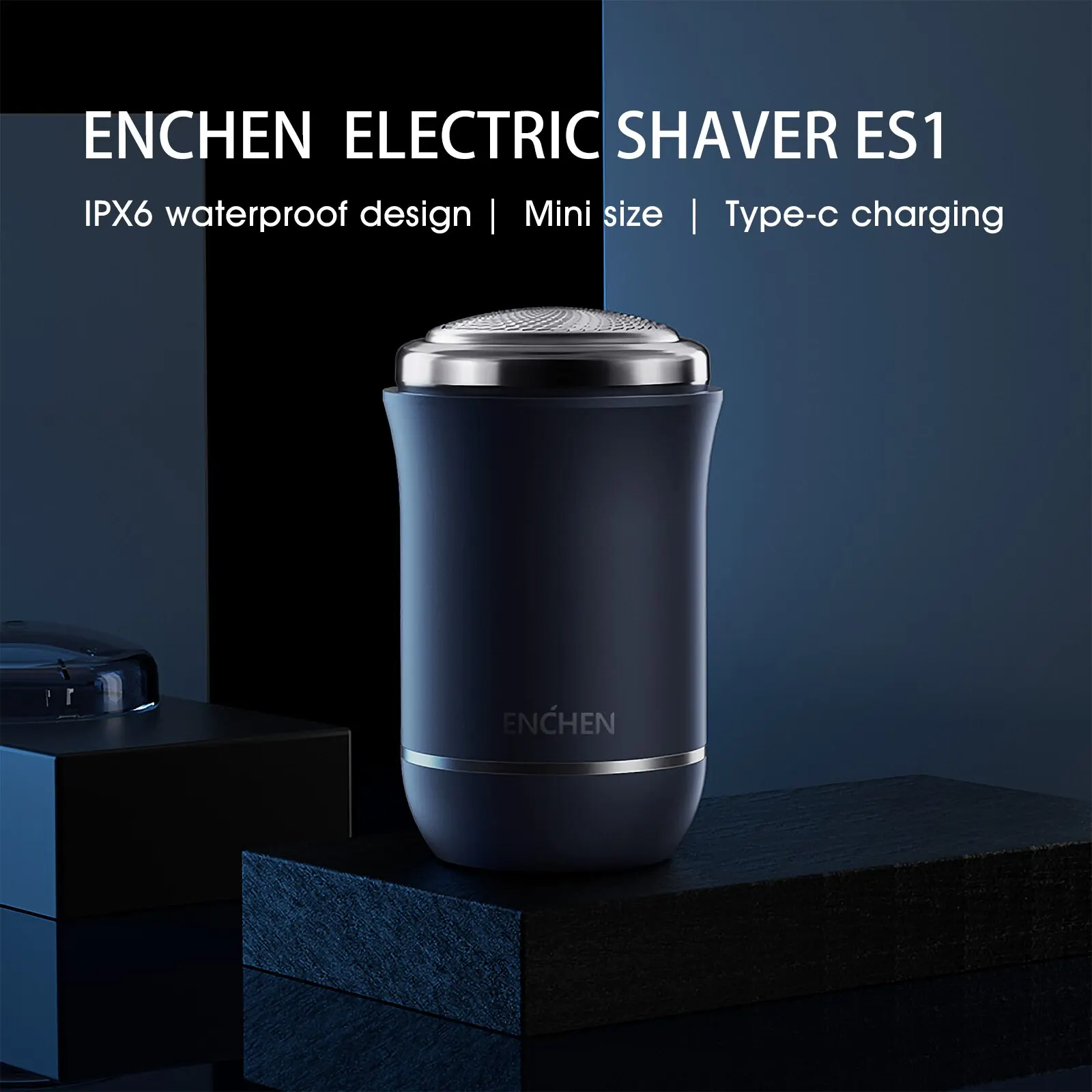 ENCHEN Traveller Mini Shaver Electrical Razor Wet Dry Dual Use IPX6 Waterproof For Men Beard Machine Type-C Rechargeable