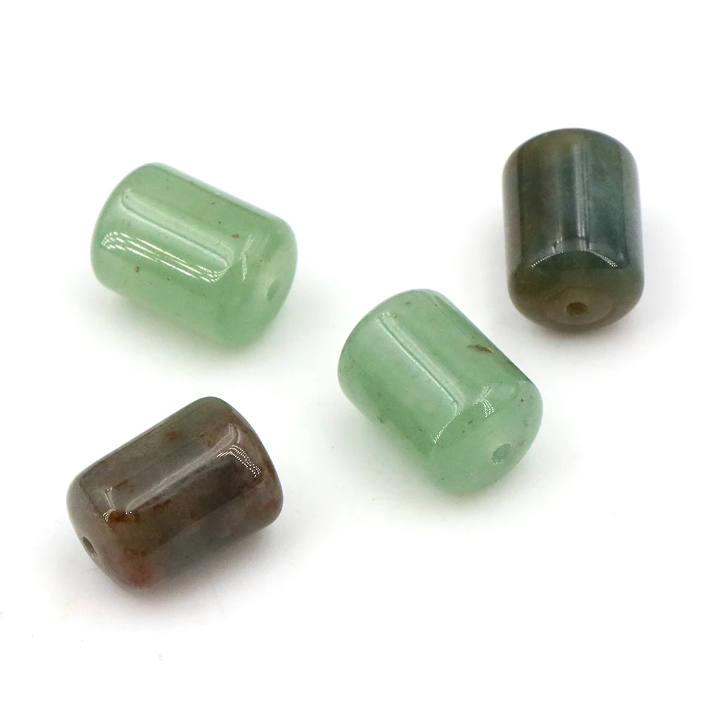 10x14mm Natural Stone Cylinder Beads Healing Crystal Chakra Reiki Gemstone Tube Spacer DIY Bracelet Necklace Jewelry Accessories view 5