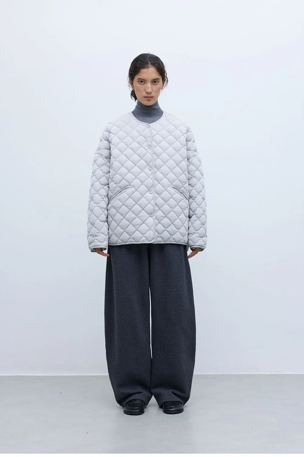 Large-Scale Turtle Back Style 90% White Duck down Lightweight Classic Quilted Pattern down Jacket 2025 Autumn Winter New Top