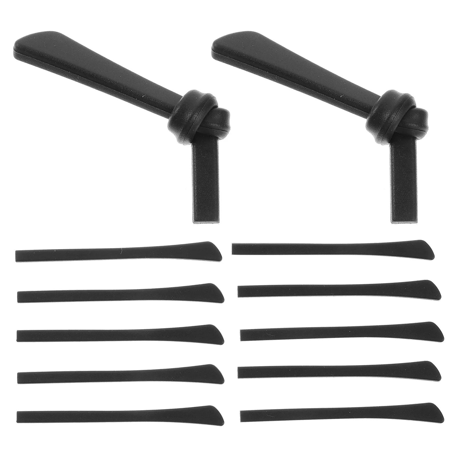 12Pairs Glasses Ear Cushions Silicone Non-Slip Eyeglass End Tips Flexible Temple Covers for Sports Running Outdoor Use Glasses