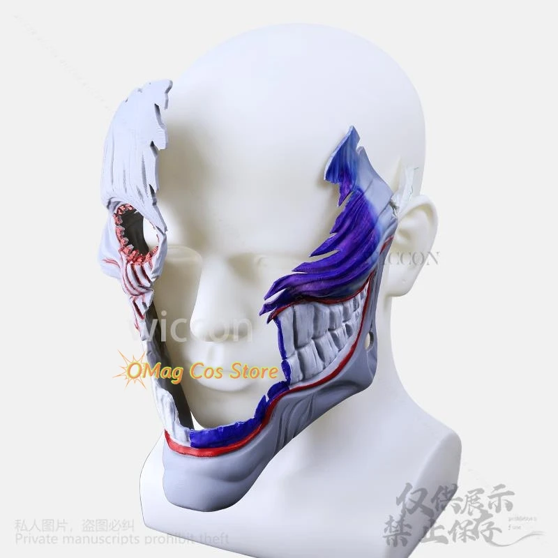 Anime Dandadan Aira Shiratori Cosplay 3D Mask Half Face Masks Terror Helmet Horror Halloween Party Costume Prop Roleplay Cos