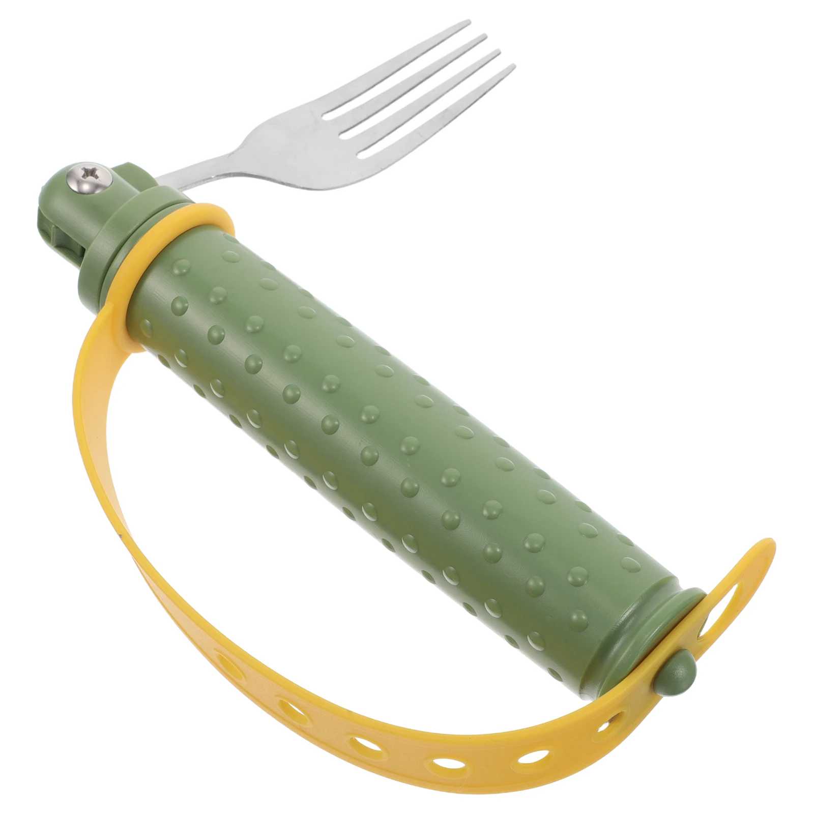 

Adjustable Angle Stainless Steel Fork Elderly Disabled Adaptive Utensil Non-Slip Tremble Proof Eating Tool For Hand Mobility
